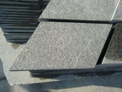 kinesisk granit g654 mörkgrå kubsten