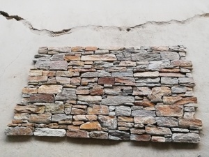 naturlig kultur blandad cementsten för väggbeklädnad