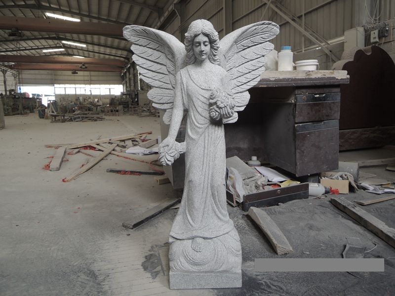 Angel Granite Statue