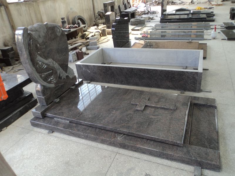 Himalayan Blue Granite French Style Monuments