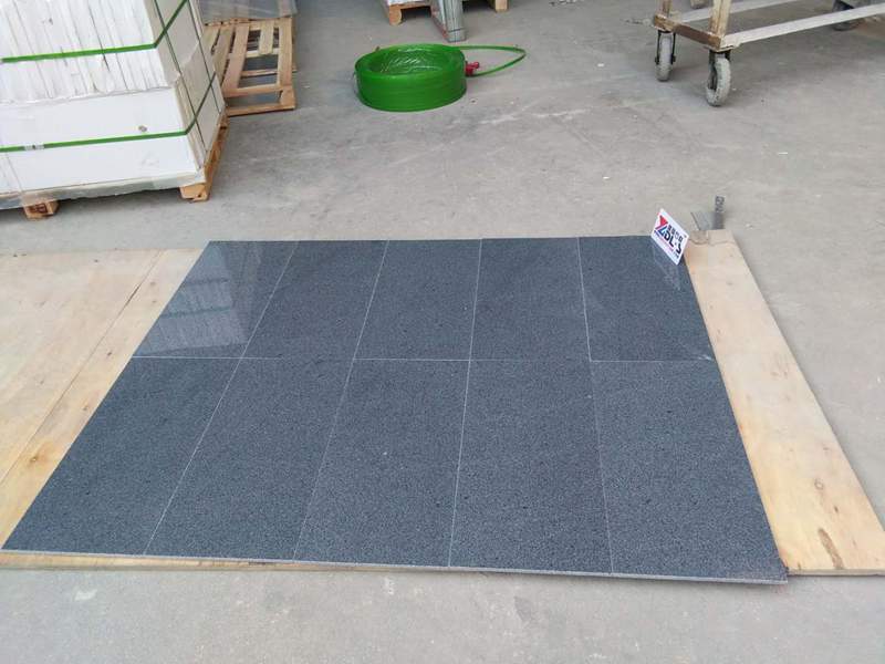 Polished G654 Granite Wall Cladding Calibrated Tiles