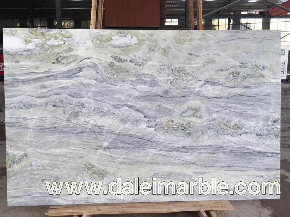 Blue Sea Marble Countertop Slab 