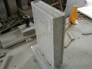 bianco kristallgrå granit bokformad markörsstensten