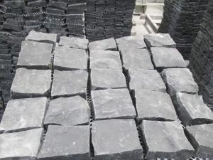 shanxi svart granit naturliga kuber kullerstensbelagda trottoar