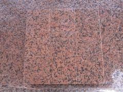 Tianshan Röd Granit Cobble Stone