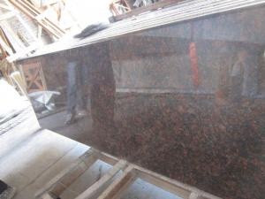 Polering Tan Brown Granit 2cm Slab Kök Bänkskivor