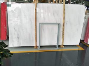 Oriental vit marmor med grå vener stora plåtar