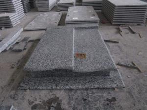 Spray White Granite European Classic Grave Tomb Stones