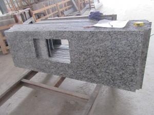 Custom Precut Spray White Wave Granit Countertop