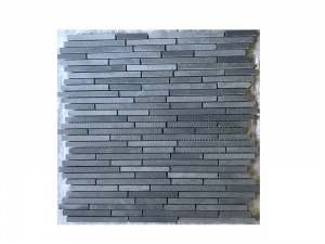 Andesit Black Basalt Mosaic Tile Indoor Wall