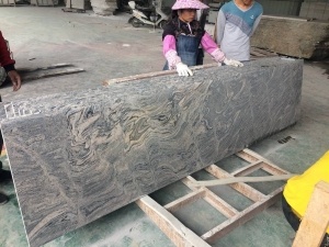 Kina Juparana Granit Custom Kitchen Counter Slab