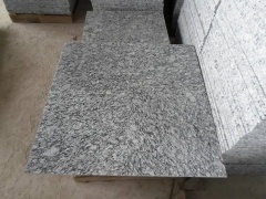 Spraya vit granitgrå golvplattor