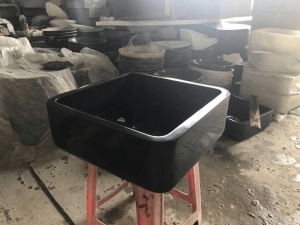 Huanan svart granit kökshandfat toalett tvättställ