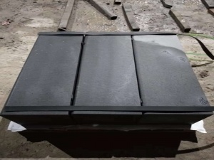 Hainan Black Basalt Exteriör Väggbeklädnad Honed Floor Tile