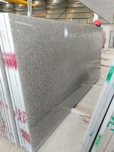 hubei g603 ljusgrå granitplatta projektleverans