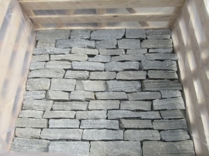 oregelbunden lös sten dekorativ väggsten
