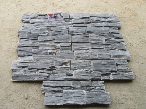 naturlig kultur svart cementsten för väggbeklädnad